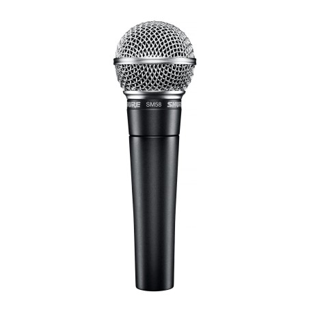 Shure SM58 Black Studio Microphone - Premium Sound Quality for Professional Performance